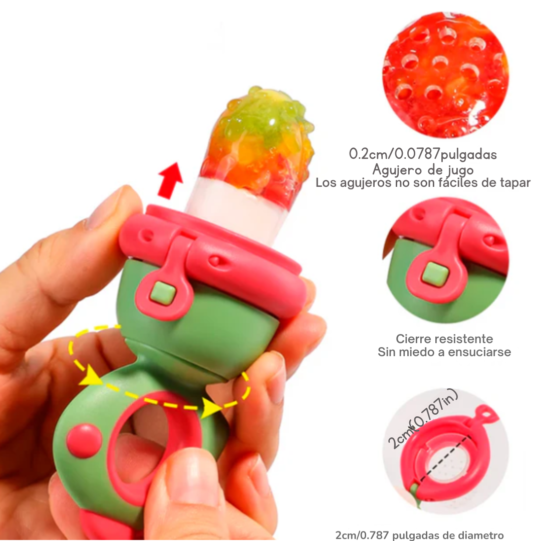 Primeros Sabores Sin Riesgo | Alimentador de Frutas para Bebés